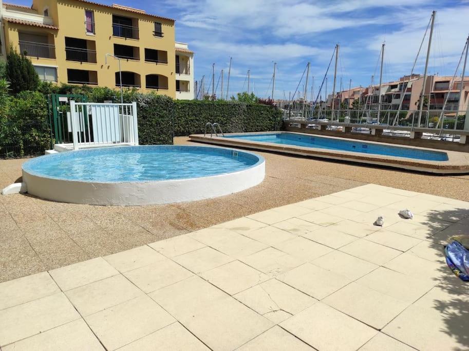 Confortable Appartement Grande Terrasse Piscine Parking Clim Agde Exteriör bild